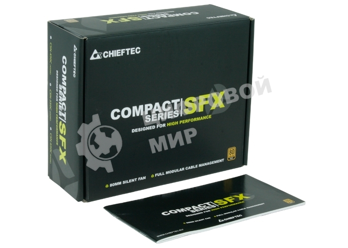 Блок питания Chieftec CSN-650С RTL, 650Вт, 80 PLUS Gold 80мм, модульный, черный