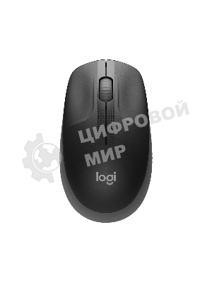Мышь беспроводная Logitech M190 черный, 1000 dpi, радиоканал, USB, кнопки - 3