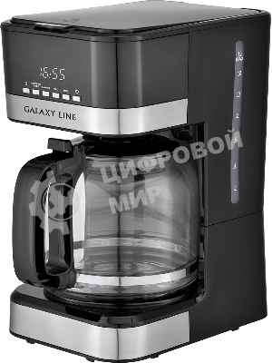 Кофеварка капельная Galaxy Line GL 0711 черный, исп. кофе - молотый, 1,8 л, 1100 Вт.