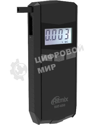 Алкотестер Ritmix RAT-650 электрохимический черный