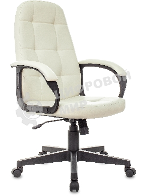 Кресло Бюрократ CH 002 OR-10 слоновая кость, экокожа