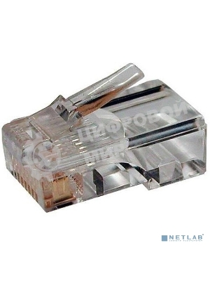 Коннектор медный LANMASTER TWT-PL45/S-8P8C RJ45 cat.5e серебристый