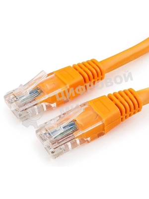 Патч-корд Premier PP12-0.25M/O 1000Гбит/с UTP 4 пары cat.5E CCA molded 0.25м оранжевый RJ-45 (m)-RJ-45 (m)