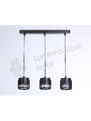 Светильник Ambrella light TN71175/3 BK черный GX53/3 400*100*1080