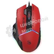 Мышь проводная A4Tech Bloody W95 Max Sports красный/черный оптическая (12000dpi) USB (10but) Мышь проводная A4Tech Bloody W95 Max Sports красный/черный оптическая (12000dpi) USB (10but)