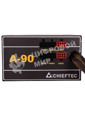 Блок питания Chieftec A-90 GDP-650C RTL, 650Вт, 140мм, модульный, черный