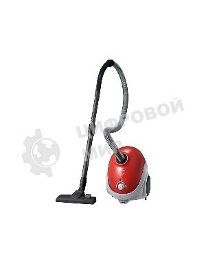 Пылесос Samsung VCC5251V3R красный/серый, 410/1800 Вт, уборка сухая, пылесборник мешок 2л