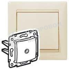 Механизм розетки TV СП Valena 2400мГц сл. кость (DIY-упак.) Leg 695618