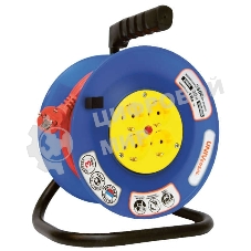 Удлинитель на катушке 4х30 м без заземл. 6А IP44 ВЕМ-250 термо ПВС 2х0.75 UNIVersal 9634148