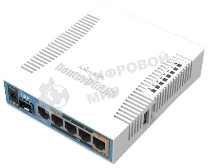Сетевое оборудование MikroTik RB962UiGS-5HacT2HnT Роутер 2.4+5ГГц, 802.11a/b/g/n/ac, 5x Ethernet 1G, 1x SFP