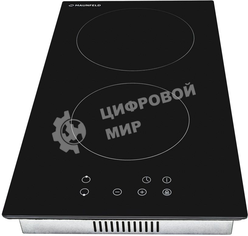 Варочная панель Maunfeld EVCE.292-BK ДОМИНО, ЧЕРНОЕ стекло