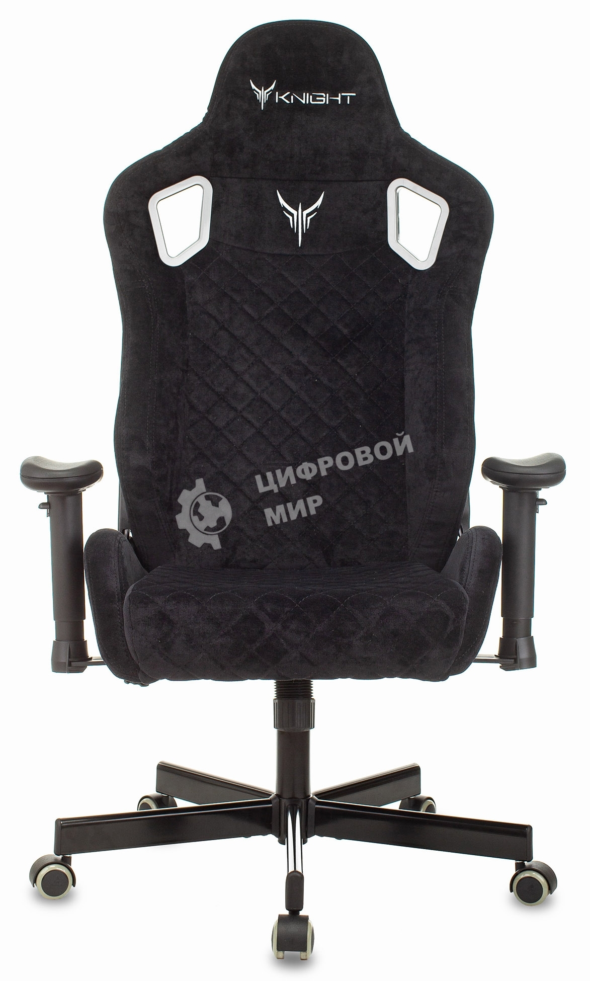 Кресло игровое Бюрократ Knight Outrider Light-20 черный с подголов. крестовина металл