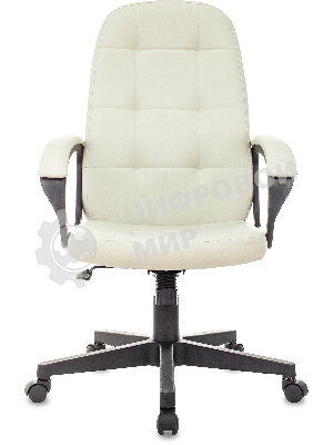 Кресло Бюрократ CH 002 OR-10 слоновая кость, экокожа