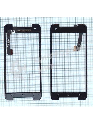 Сенсорное стекло (тачскрин) для HTC Butter для fly 2, черное