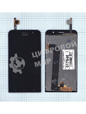 Дисплей для Asus ZenFone Go ZB500KG, черный