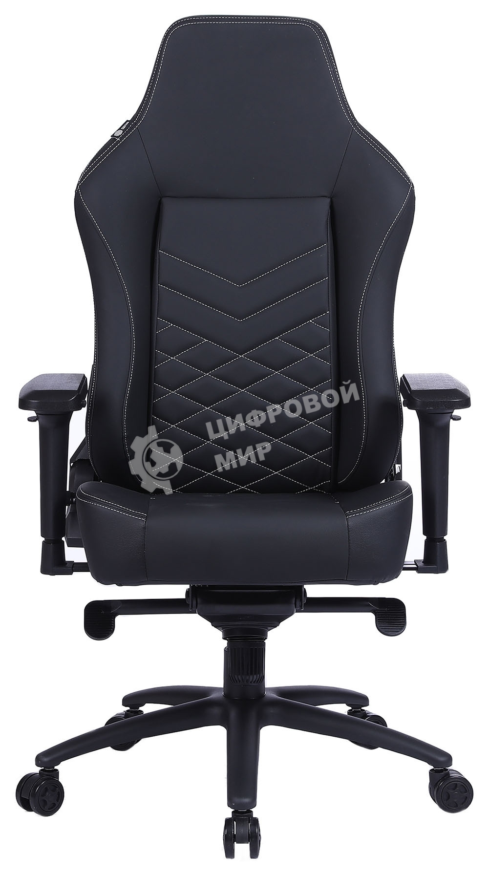 Кресло игровое Cactus CS-CHR-0112BL-M, массажное, с подголовником, черный