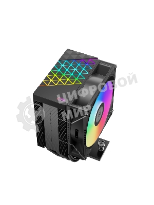 Кулер PCCooler R400 ARGb черный 92мм алюминий+медь 2200r m 30db 4-pin 180W 133мм