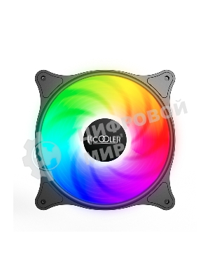 Вентилятор для корпуса PCCooler FX-120-3 черный, 120 мм, 1200 об/мин, 18 дБ, 3 pin