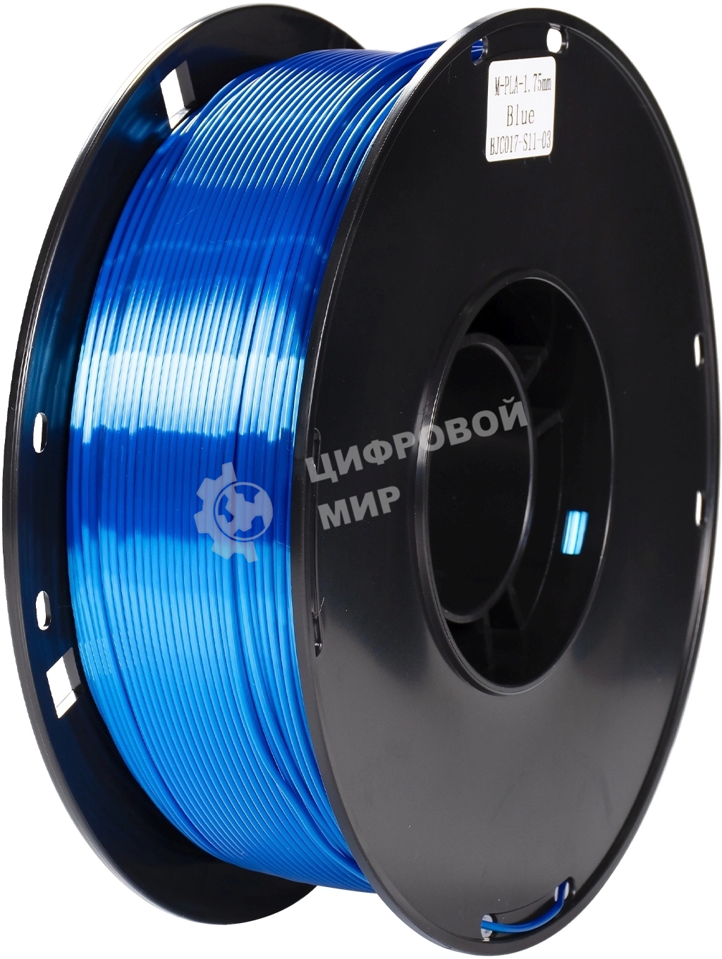 Пластик для принтера 3D Cactus CS-3D-PLA-1KG-S-BLUE PLA SILK d1.75мм 1кг L326м 1цв.