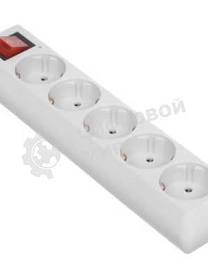 Сетевой фильтр Buro 500SL-3-G 3 м, 5 розеток, серый (пакет ПЭ)