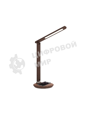 Светодиодная настольная лампа с беспроводной зарядкой Ambrella light DE522 BR коричневый LED 3000-6400K 8W