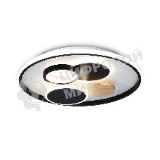 Светильник Ambrella light FL4802 WH/BK белый/черный 3000K-6400K 70W D500*95 (ПДУ ИК)