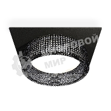 Комплект встраиваемого светильника Ambrella light XC8062031 SBK/BK черный песок/тонированный GX53 (C8062, N8484)