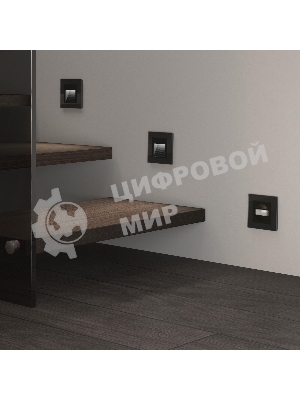 Датчик движения Werkel 500 Вт, двухпроводный (черный) W1155108