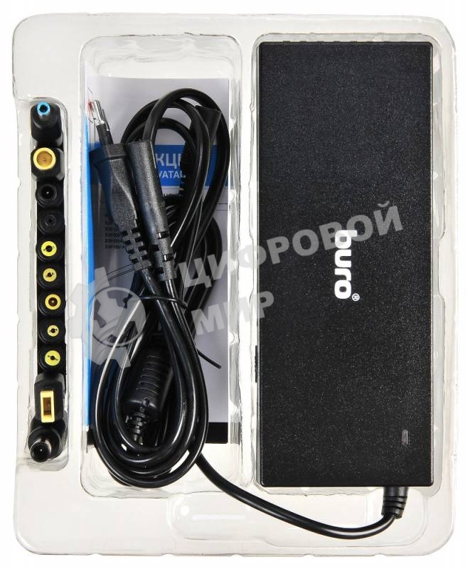 Блок питания Buro ручной 120W 12V-20V 11-connectors 1xUSB 1A от бытовой электросети