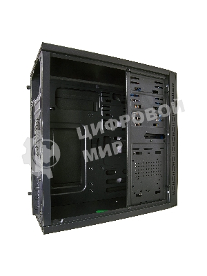Компьютерный корпус Minitower ExeGate QA-412U Black, mATX, (XP500, Black, 120мм), 2хUSB+2хUSB 3.0, Audio