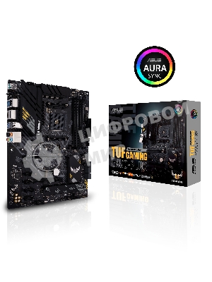 Материнская плата ASUS TUF GAMING B550-PLUS, AM4, AMD B550, 4xDDR4, 6xSATA, 2xM.2, 1xPCIe 4.0 x16, 1xPCIe 3.0 x16, 3xPCIe x1, 1xHDMI, 1xDP, 1x 2.5Gb LAN, 4xUSB-A 3.2 Gen 1, 1xUSB-A 3.2 Gen 2, 2xUSB-A 2.0, 1xUSB-C 3.2 Gen 2, 5x3.5 мм, 7.1, ATX