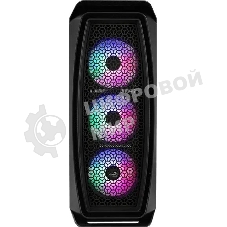 Компьютерный корпус Aerocool / Formula Aero One Frost-G-BK-v1 черный без БП ATX 4x120mm 2xUSB3.0 audio