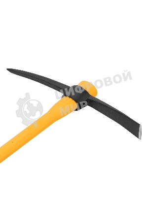 Кирка Denzel 1500 г, узкая, фиберглассовая обрезиненная рукоятка 900 мм