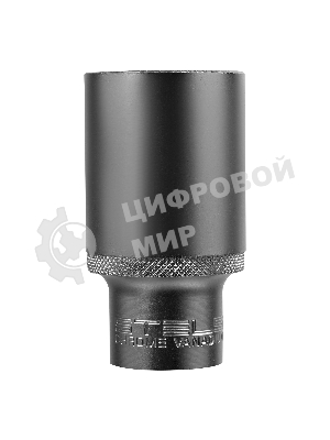 Головка торцевая удлиненная, 30 мм, 6-гранная, CrV, под квадрат 1/2