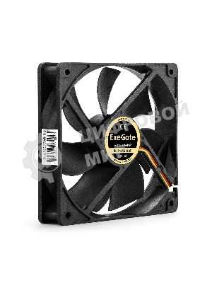 Вентилятор для корпуса ExeGate ExtraSilent ES12025H3P черный, 120 мм, 1450 об/мин, 24 дБ, 3 pin