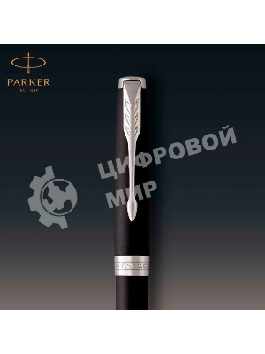 Ручка шариковая Parker Sonnet Core K529 (CW1931524) Matte Black CT M, черные чернила, подарочная коробка
