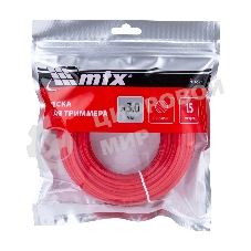 Леска для триммера MTX круглая 3,0 мм х 15 м