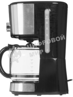 Кофеварка капельная BRAYER BR1122 черный, исп. кофе - молотый, 1.5 л, 900 Вт