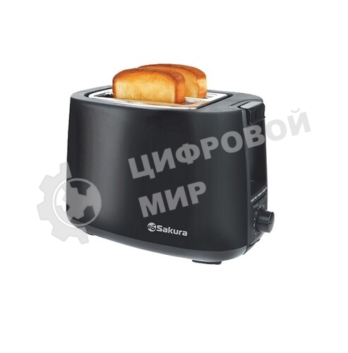 Тостер Sakura SA-7612BK Elegant 750Вт черный