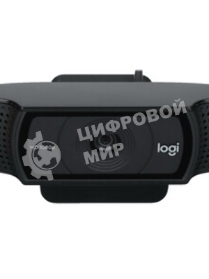 Веб-камера Logitech C920 1920x1080, 30 кадр/с, USB Type-A, микрофон (2 шт, шумоподавление), автоматическая фокусировка, автоосвещение, универсальное крепление