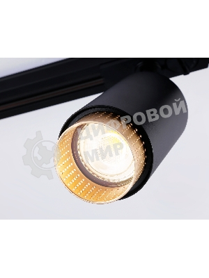 Трековый однофазный светильник Ambrella light GL5162 BK/GD черный/золото GU10 max 12W D60*190