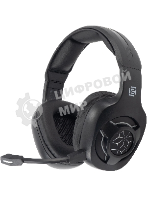 Гарнитура Oklick HS-L575G чёрный, беспроводная + проводная, Bluetooth
