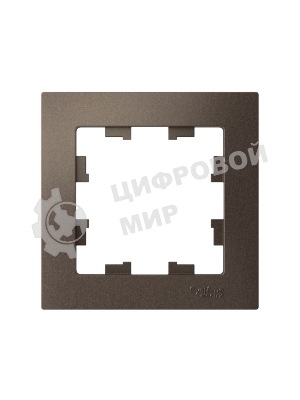 Рамка 1-м AtlasDesign мокко SchE ATN000601
