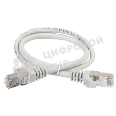 Коммутационный шнур ITK PC01-C5EF-1M5 (патч-корд), cat.5e FTP, 1,5м, серый