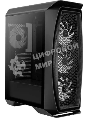 Компьютерный корпус Aerocool / Formula Aero One Frost-G-BK-v1 черный без БП ATX 4x120mm 2xUSB3.0 audio