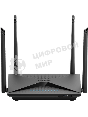 Беспроводной двухдиапазонный гигабитный маршрутизатор D-Link DIR-853/URU/R3A AC1300 Wave 2 с поддержкой технологии MU-MIMO, 3G/LTE и USB-портом 3.0