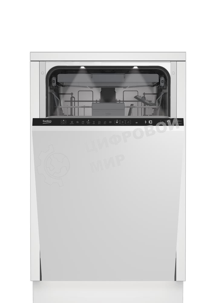 Встраиваемая посудомоечная машина Beko BDIS38120Q, белый, 44.8 см, 11 компл., 46 дБ, класс A