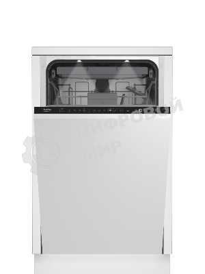 Встраиваемая посудомоечная машина Beko BDIS38120Q, белый, 44.8 см, 11 компл., 46 дБ, класс A