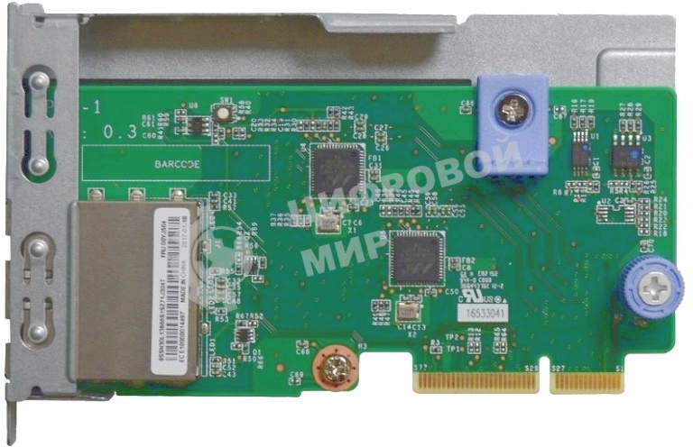 Сетевая карта Lenovo TS TCh ThinkSystem 1Gb 2-port RJ45 LOM (SR860/SR850/SR590/SR570/SR550/SR530/SR950/SR650/SR630)