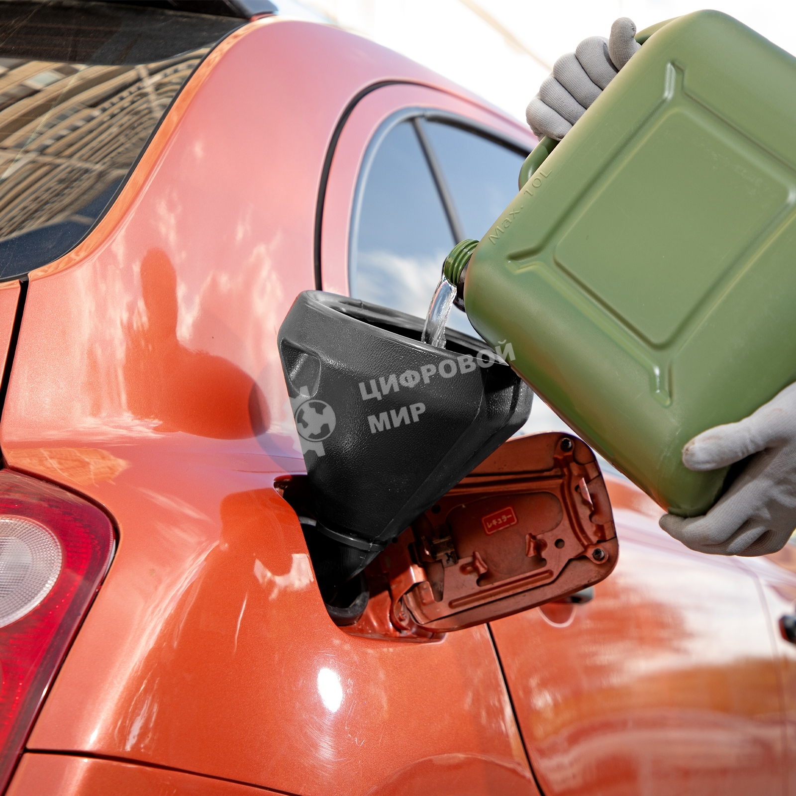 Воронка пластиковая с сетчатым фильтром 160 мм Stels